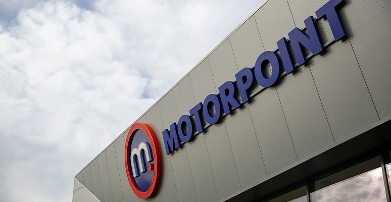 Motorpoint store with logo